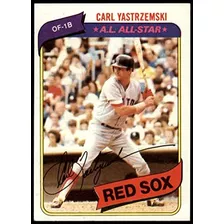 1980 Topps 720 Carl Yastrzemski Boston Red Sox (tarjeta De