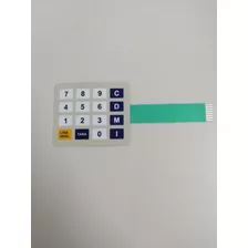 Teclado Balança Cef 16 Teclas Moderno Com Tecla Liga C&f 16 