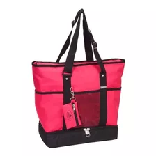 Bolso De Compras De Lujo Del Equipaje Everest, Rosa Fuerte /