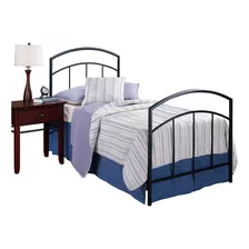 Hillsdale Furniture Juego De Cama Doble Texturizado Negro