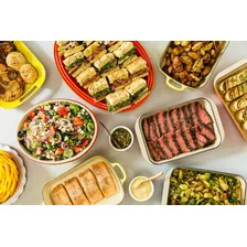 Lunch Para 10 Personas, Catering, Mesa Salada