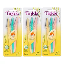 Tinkle - Maquinilla De Afeitar Para Cejas, 3 Unidades Por Pa
