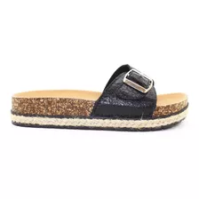 Sandalias Faja Brillos Dama Mujer Hebilla 2032 Cshoes