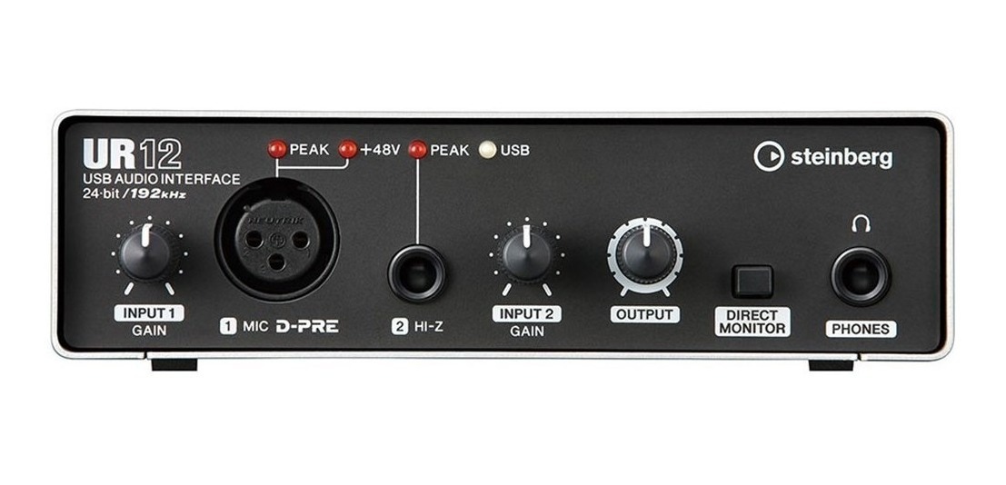 Interface De Audio Steinberg Ur12 Placa De Audio Cubase Pc 