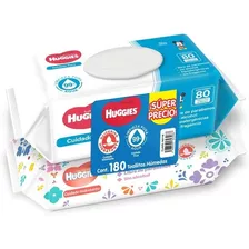 Huggies 180 Toallitas (cuidado Hidratante + Cuidado Puro