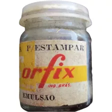 Embalagem Antiga Tinta Para Estampar Corfix - Vidro -b I