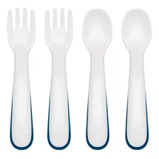 Oxo Tot Paquete Mltiple De Tenedor Y Cuchara De Plstico, Col