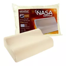 Almohada Viscoelastica Con Memoria Nasa Cervical Funda Lavab