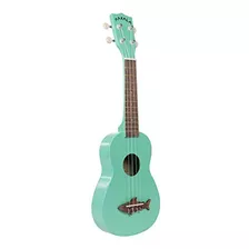 Kala Mk Ss Grn Makala Shark Soprano Ukulele (green)musical