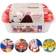 Forma De Silicone Para Cozinhar Ovos Egglette 6 Peças