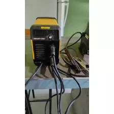 Soldadora Máquina De Soldar Aleba Smart 200 Amp Amarillo