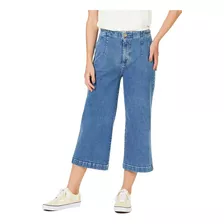 Calça Jeans Pantacourt Cintura Alta