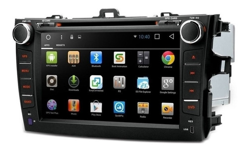 Toyota Corolla 2009-2013 Android Gps Dvd Bluetooth Radio Hd Foto 4