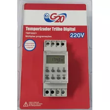 Temporizador Digital Trilho Timer 220v G20