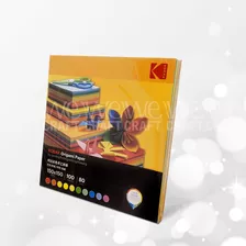 Papel Kodak Color Origami 80 Grs 15x15 Cm 100 Hj 10 Colores 