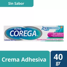 Ultra Corega Crema Adhesiva Sin Sabor 40 Grs Protesis Dental