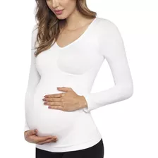 Camiseta Maternal Seamless Baziani