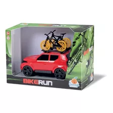 Carro Com Bicicleta Bike Run City - Orange Toys 