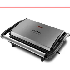 Sanduicheira E Grill Britânia Bgr27i Press 2 Em 1 850w Cor Preto/prata 110v