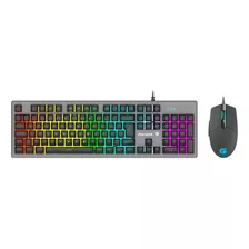 Kit Gamer Teclado + Mouse Fortrek Ranger Rainbow 70551 Grafi