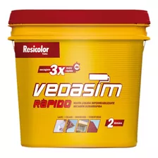 Manta Liquida Vedasim Rápido Laje Cor Ceramica 15k Resicolor