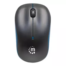 Mouse Optico Inalambrico Azul/negro 179416 Manhattan 