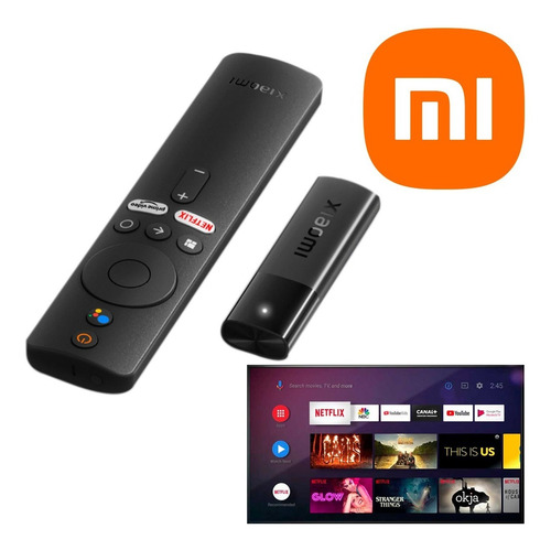 Xiaomi Mi Tv Stick 4k Streaming Chromecast De Voz Android Tv
