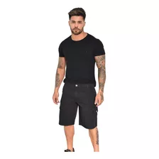 2 Bermuda Sarja Masculina Cargo Várias Cores Direto Fábrica