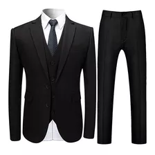 Kit Terno Slim Masculino - Calça+paletó+colete+camisa