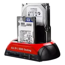 Suporte Docking Duplo 2.5 3.5 Ide Sata Disco Rígido Ssd