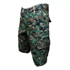 Bermuda De Combate Cargo C/cierre Camuflado Marpat