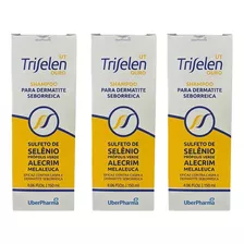 Kit 3 Triselen Ouro Anticaspa Selênio Alecrim Melaleuca.