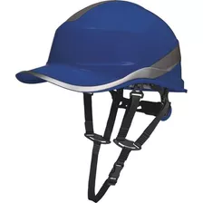 Casco Azul Ingeniero Deportivo Reflectivo + Barbuquejo