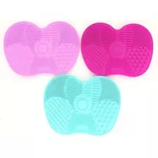 Tapete De Limpeza Para Pincéis De Silicone Cor Rosa Pink