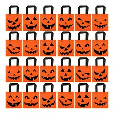 24 Piezas De Bolsas De Calabaza De Jackolantern Para Ha...