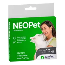 Anti Carrapatos E Pulgas Neo Pet Para Cães Até 10kg