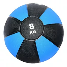 Balón Medicinal De Rebote 8kg Azul Gym