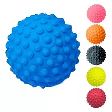 1 Bolinha Cravo Fisioterapia Anti Stress Mão Bola Pet Pés Cor Azul