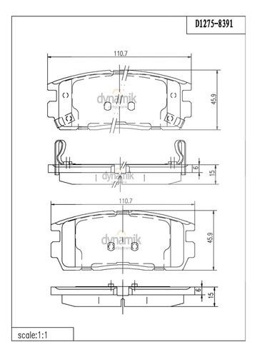 Balatas Semimetalicas Tra Pontiac Torrent V6 3.4l 07/09 Foto 2