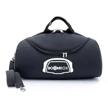 Bolsa Case Protetora Caixa Som Portátil Boombox Impermeável Cor Branco