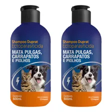 2 Shampoos Anti-pulga Carrapaticida Mata-carrapato Estrela