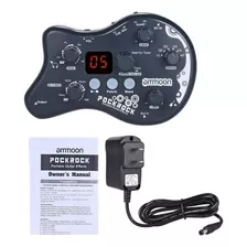 Multiefectos Para Guitarra Pedal Bateria Pock Rock Portatil