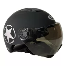 Casco Moto Ideal Scooter Estilo Piloto Aviador