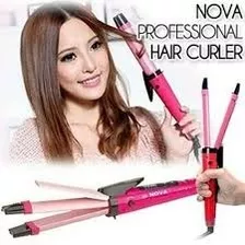 Alisador Plancha Risador De Cabello 2 En 1 Ondula