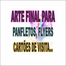 Arte Final Para Panfletos, Flyers, Cartões De Visita....