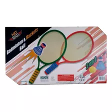 Set Badminton Juguete 2 En 1 Badminton & Raquetas Tenis