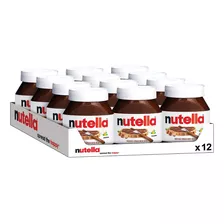 Creme De Avelã Nutella, Caixa Com 12 Potes De 350g.