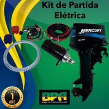 Kit De Partida Elétrica Motor De Popa Mercury 25 Hp 2 Tempos
