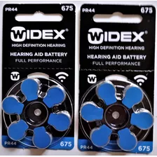 Widex Baterías Pr44 675 Dos Blisters De 6 Para Audífonos 