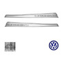 Par Estribo Cromado Liso Plata Lujo Vocho Sedan Vw Accesorio